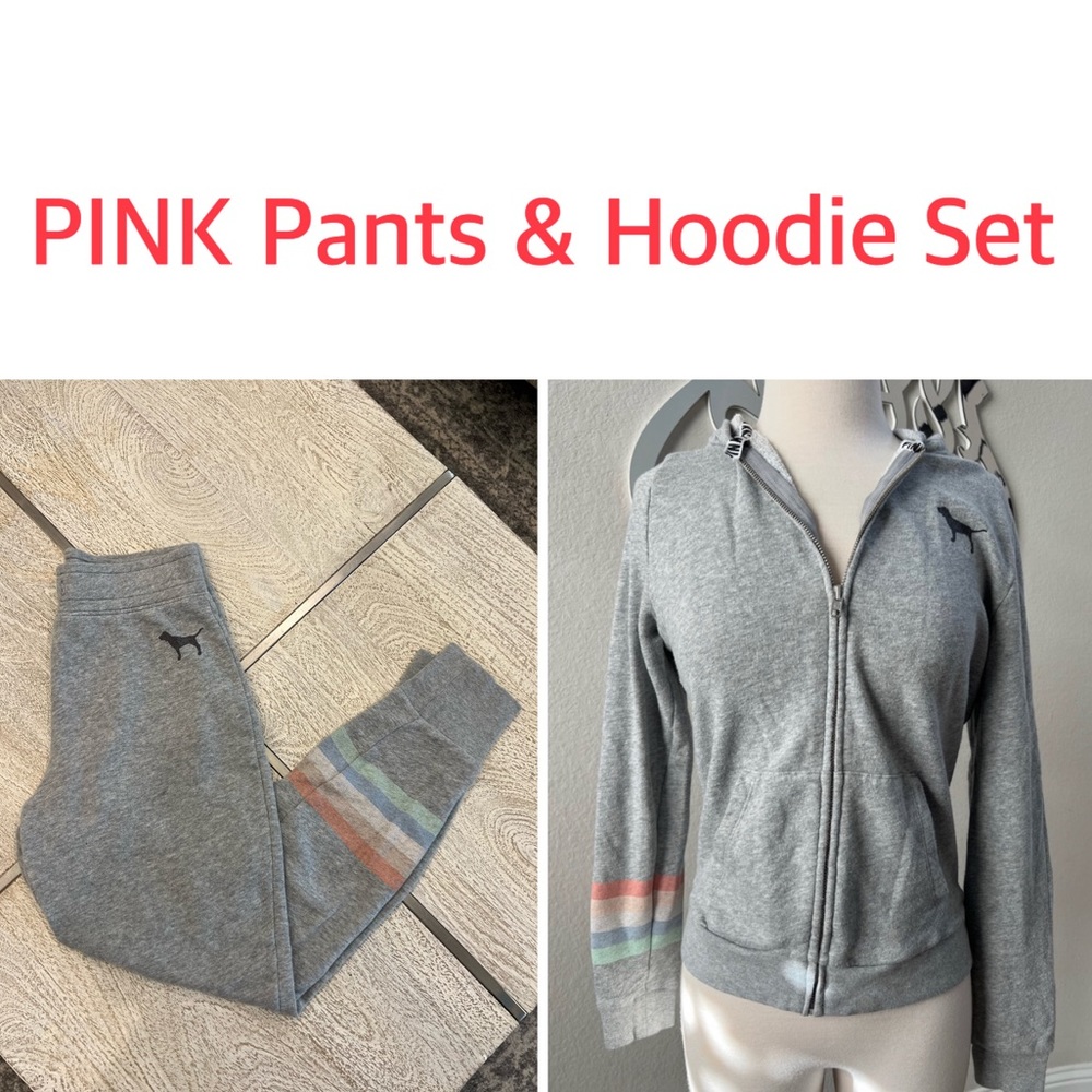 PINK Victoria’s Secret Gray Hoodie